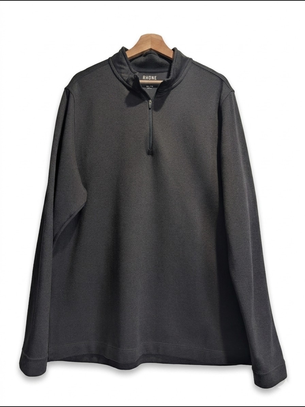 Rhone Men's Black Quarter-Zip‎ Pullover